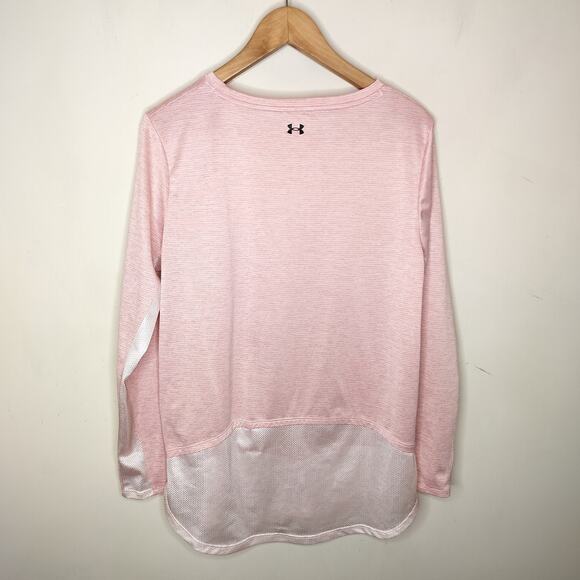 Under Armour Long Sleeve Top Tunic Layered Hem Heat Gear - Picture 6 of 8